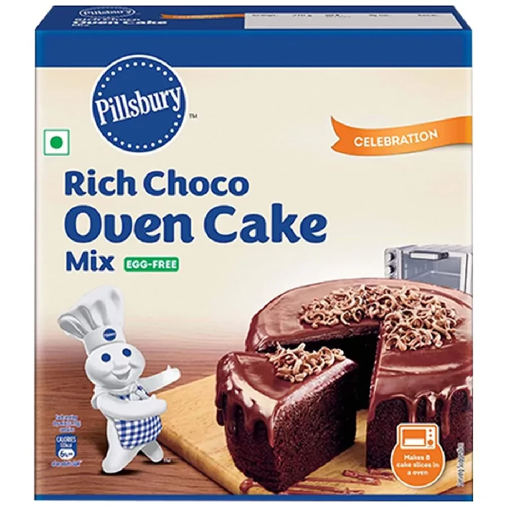Pillsbury Rich Choco Oven Cake Mix, 270 g Box-1.webp